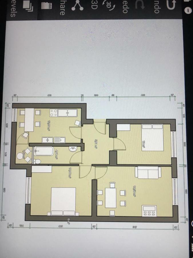 Ferienwohnung In Erfurt Mit Kleinem Balkon, 2 Schlafzimmer Extérieur photo